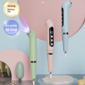 Grinding Pen Manicure Handheld Portable UV Lamp 2in1